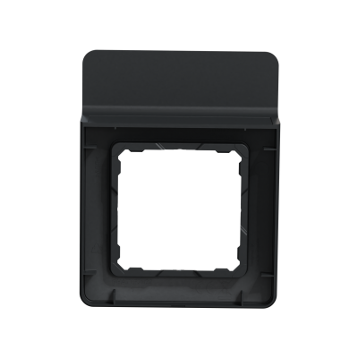 Sedna Design & Elements Ramka pojedyncza 1-krotna z półką na telefon czarny antracyt SDD314809 SCHNEIDER (SDD314809)